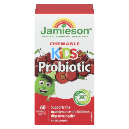 Picture of JAMIESON PROBIOTIC CHEWABLE KIDS TABLETS 60S                               