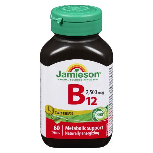 Picture of JAMIESON B12 2500MCG TABLETS 60S                                           