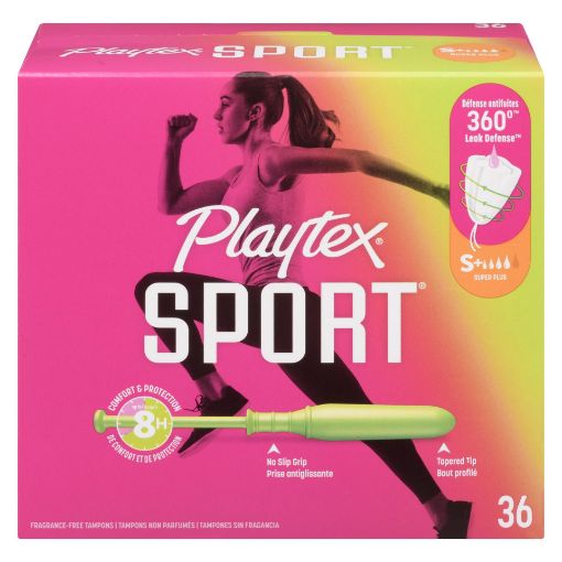 Picture of PLAYTEX SPORT TAMPONS - SUPER PLUS 36S                                     