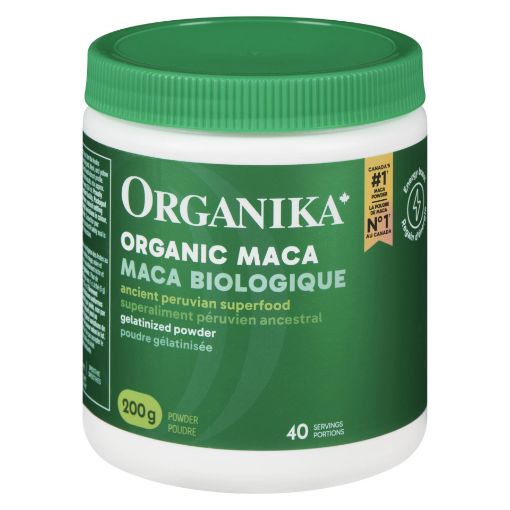 Picture of ORGANIKA MACA -  CERTIFIED ORGANIC GELATINIZED POWDER 200GR                