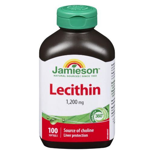 Picture of JAMIESON LECITHIN SOFTGEL 1200MG CAPSULE 100S                              