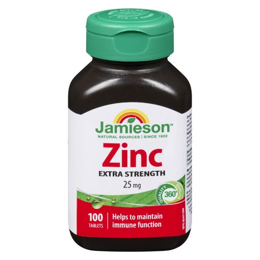 Picture of JAMIESON ZINC 25MG TABLET 100S                                             