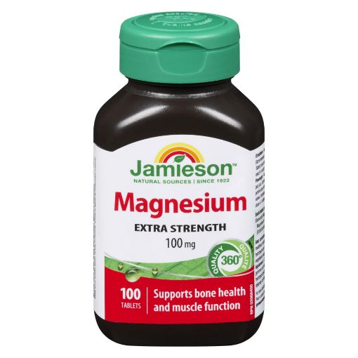 Picture of JAMIESON MAGNESIUM TABLET 100MG 100S                                       