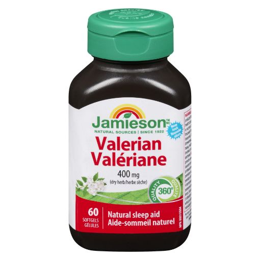 Picture of JAMIESON VALERIAN SOFTGEL 400MG CAPSULE 60S                                