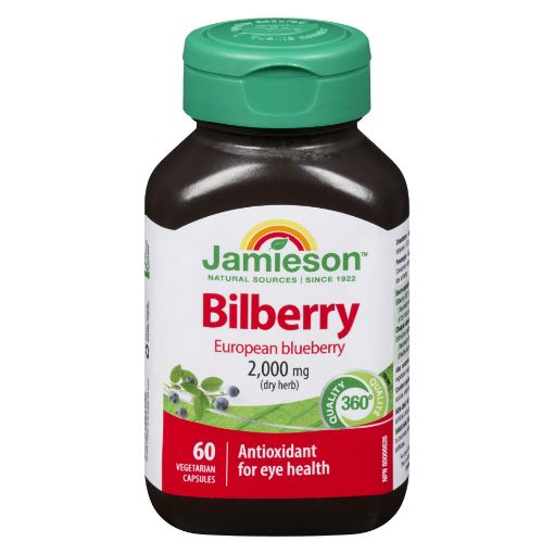 Picture of JAMIESON BILBERRY GEL CAPSULE 2500MG 60S                                   