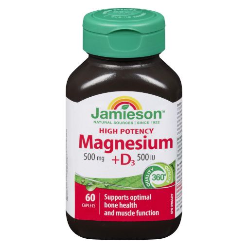 Picture of JAMIESON MAGNESIUM 500MG W/D 500MG 60S                                     