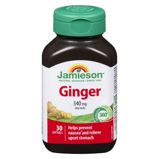 Picture of JAMIESON GINGER 340MG GELCAPS 30S                                          