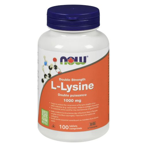 Picture of NOW L-LYSINE 1000MG 100S                      