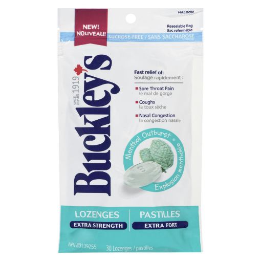 Picture of BUCKLEYS LOZENGE - MENTHOL 30S