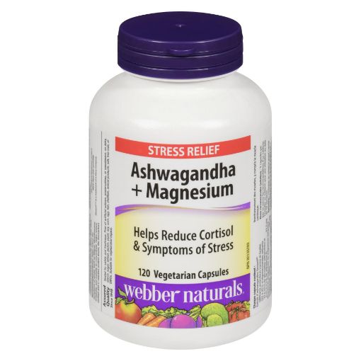 Picture of WEBBER NATURALS ASHWAGANDHA + MAGNESIUM - VCAPS 120S