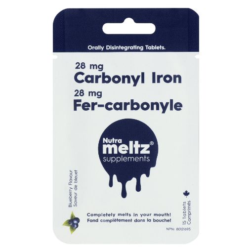Picture of NUTRAMELTZ CARBONYL IRON TABLET - 28MG 180S