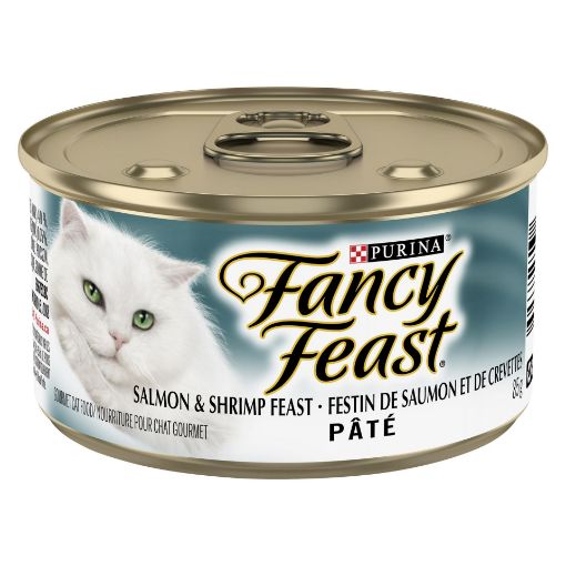 Picture of FANCY FEAST WET CAT FOOD PATE - SALMON and SHRIMP FEAST 85GR