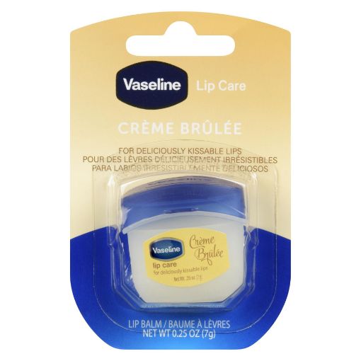Picture of VASELINE LIP THERAPY CUTIE JAR - CREME BRULEE 7GR