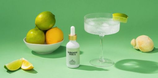 Picture of SHROOM SODA LIQUID DRINK ENHANCER - LEMON LIME 2OZ