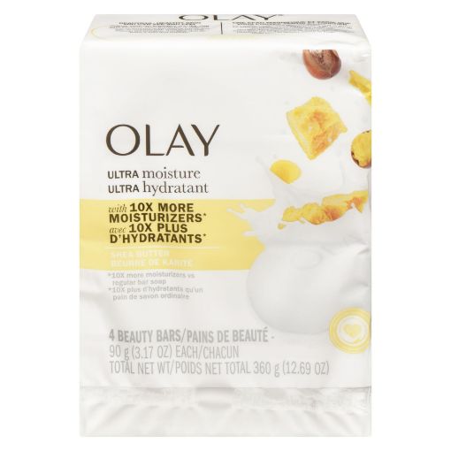 Picture of OLAY ULTRA MOISTURE BAR SOAP 4X90GR                                        