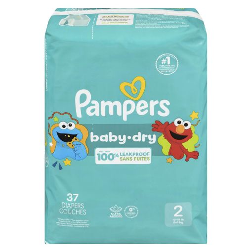 Picture of PAMPERS BABYDRY SIZE 2 JUMBO 37S                                           