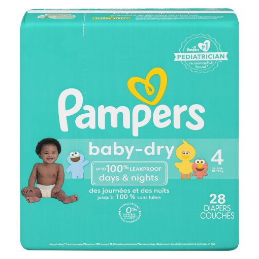 Picture of PAMPERS BABYDRY SIZE 4 JUMBO 28S                                           
