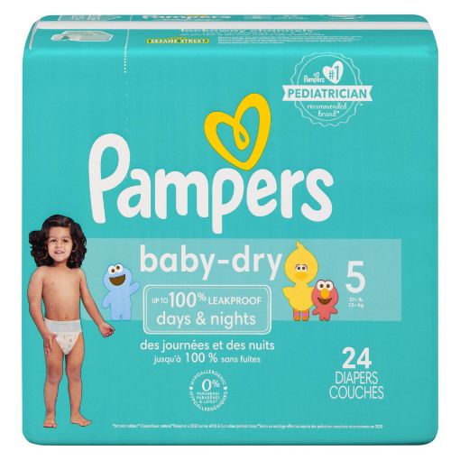 Picture of PAMPERS BABYDRY SIZE 5 JUMBO 24S                                           