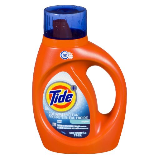 Picture of TIDE COLD WATER HE LAUNDRY DETERGENT - LIQUID - FRESH SCENT 1.18LT