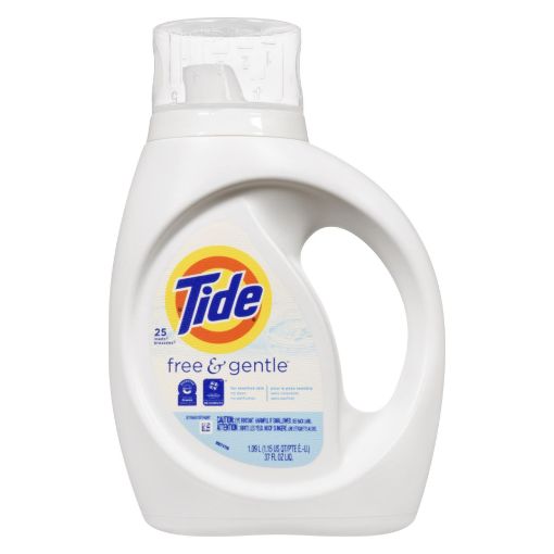 Picture of TIDE 2X LAUNDRY DETERGENT - LIQUID - SCENT FREE 1.09LT
