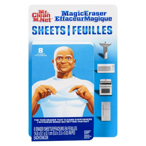 Picture of MR CLEAN MAGIC ERASER SHEET 8S                                             