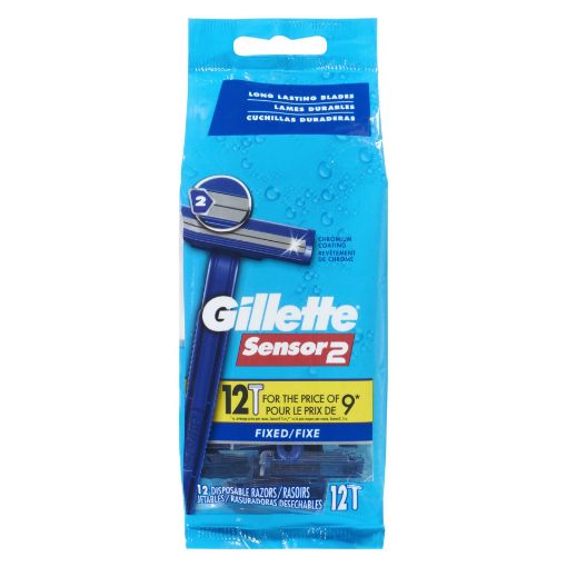 Picture of GILLETTE SENSOR 2  RAZOR - DISPOSABLE 12S                                  