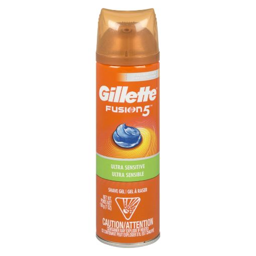 Picture of GILLETTE FUSION 5 SHAVE GEL - ULTRA SENSITIVE 198GR                        