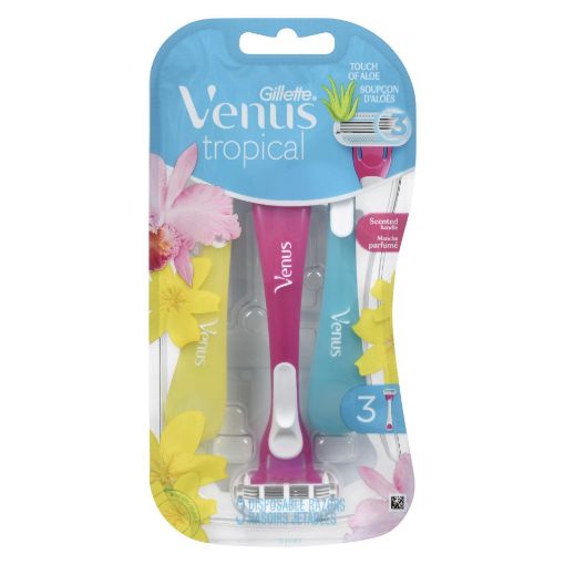 Picture of GILLETTE VENUS TROPIC RAZOR - DISPOSABLE 3S                                