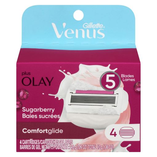 Picture of GILLETTE VENUS COMFORT GLIDE CARTRIDGES - SUGARBERRY 4S