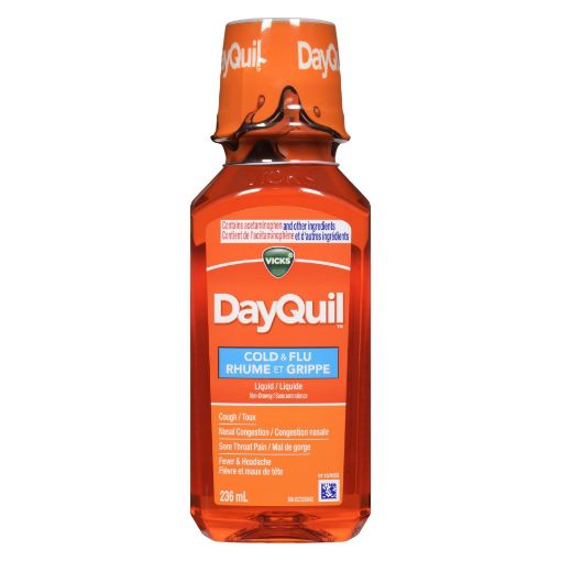 Picture of VICKS DAYQUIL COLD and FLU SYRUP 236ML