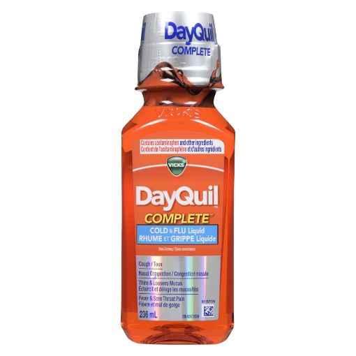 Picture of VICKS DAYQUIL COMPLETE COLD and FLU 236ML