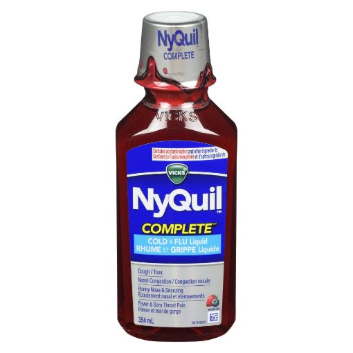 Picture of VICKS NYQUIL COMPLETE COLD and FLU - BERRY 354ML