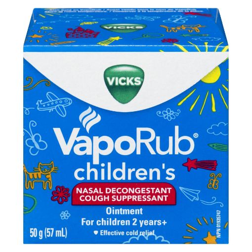 Picture of VICKS VAPORUB - CHILDRENS NASAL DECONGESTANT OINTMENT 50ML                 