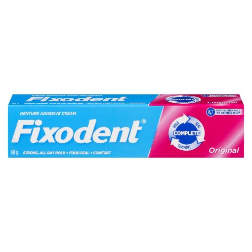 Picture of FIXODENT DENTURE ADHESIVE CREAM - ORIGINAL 68GR                            