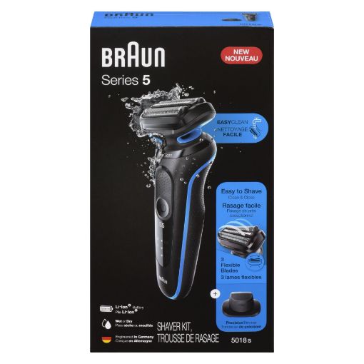 Picture of BRAUN SHAVER 5018S - SOLO BLUE NA