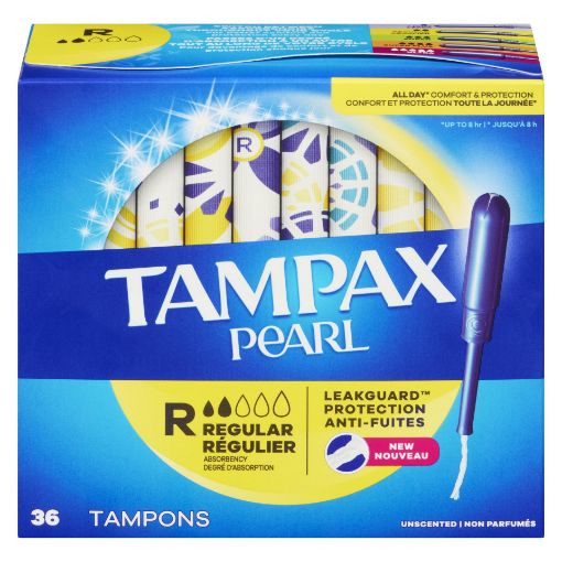 Picture of TAMPAX PEARL TAMPONS - REGULAR 36S                                         