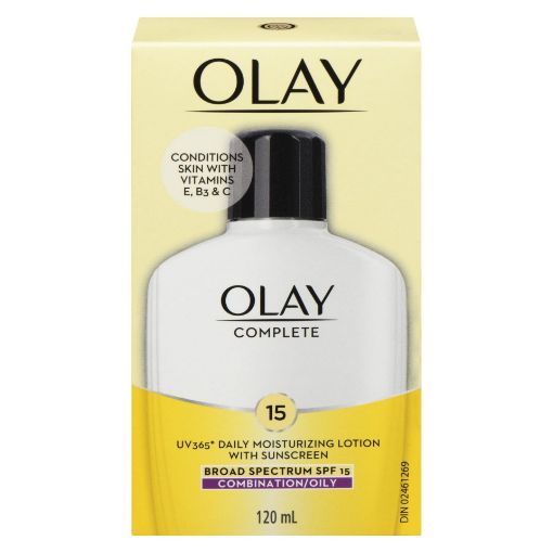 Picture of OLAY COMPLETE DAILY MOISTURIZING LOTION - SPF15 - COMBINATION-OILY 120ML