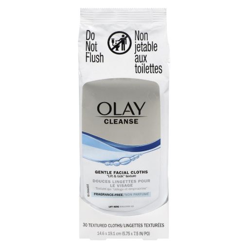 Picture of OLAY CLEANSE GENTLE FACE CLOTH - FRAGRANCE FREE - 30S                      