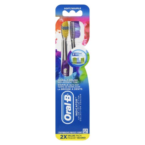 Picture of ORAL-B INDICATOR CONTOUR CLEAN TOOTHBRUSH - 40 SOFT 2S                     
