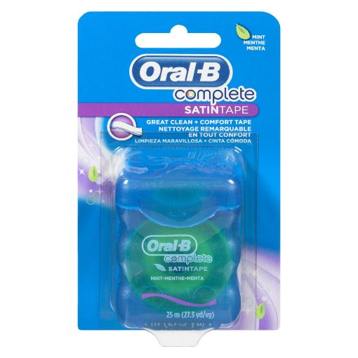 Picture of ORAL-B COMPLETE SATIN TAPE - MINT 25M                                      