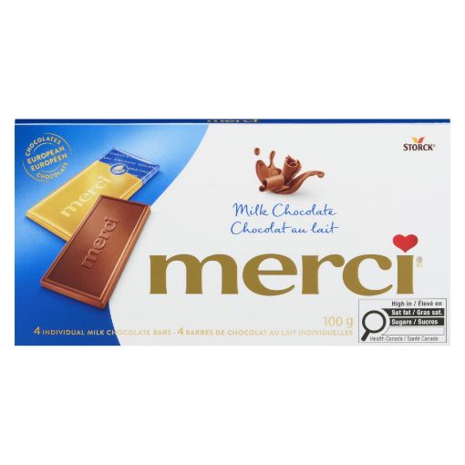 Picture of MERCI MILK CHOCOLATE - TABLET 100GR