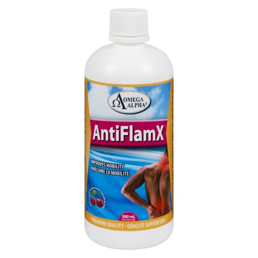 Picture of OMEGA ALPHA ANTIFLAMX   - NATURAL CHERRY FLAVOUR  500ML