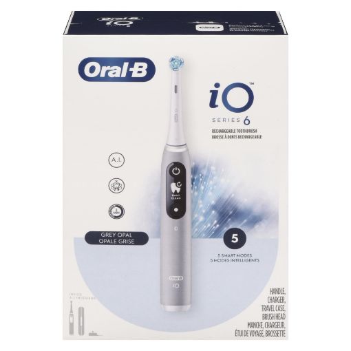 Picture of ORAL B IO SERIES 6 RECHARGEABLE TOOTHBRUSH - GREY OPAL