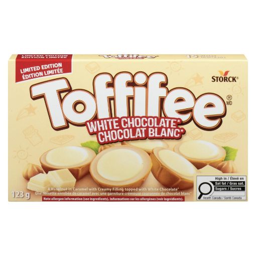 Picture of TOFFIFEE WHITE CHOCOLATE 123GR