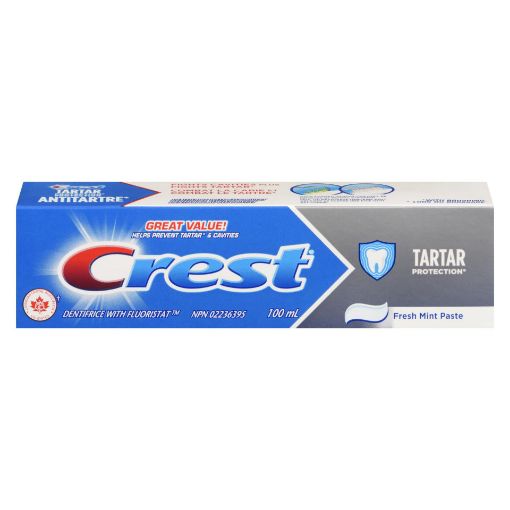 Picture of CREST TARTAR PROTECTION TOOTHPASTE - FRESH MINT 100ML