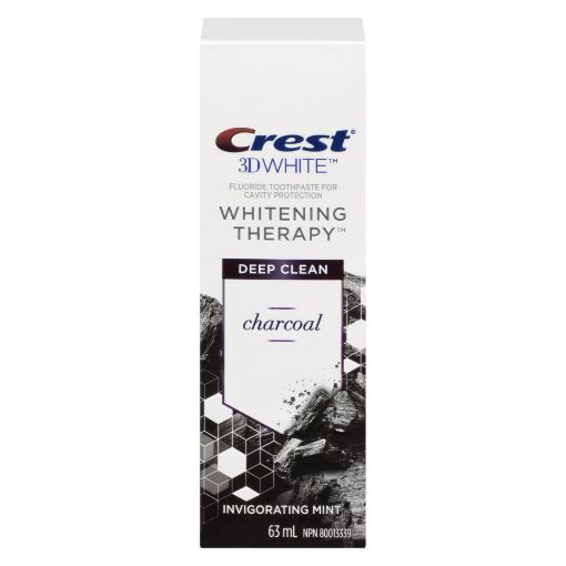 Picture of CREST 3D WHITE WHITENING THERAPY TOOTHPASTE - CHARCOAL DEEP CLEAN 63ML