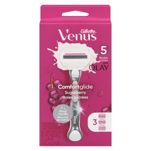 Picture of GILLETTE VENUS COMFORT GLIDE W/OLAY - SUGARBERRY 3S                        