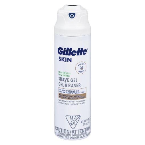 Picture of GILLETTE SKIN ULTRA-SENSITIVE SHAVE GEL 198GR
