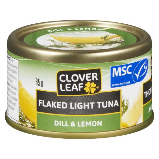 Picture of CLOVER LEAF TUNA - LIGHT FLAKE DILL and LEMON 85GR