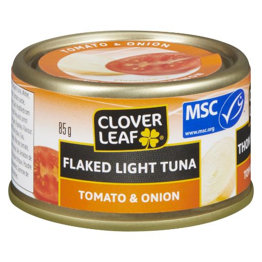 Picture of CLOVER LEAF TUNA - LIGHT FLAKE TOMATO and ONION 85GR